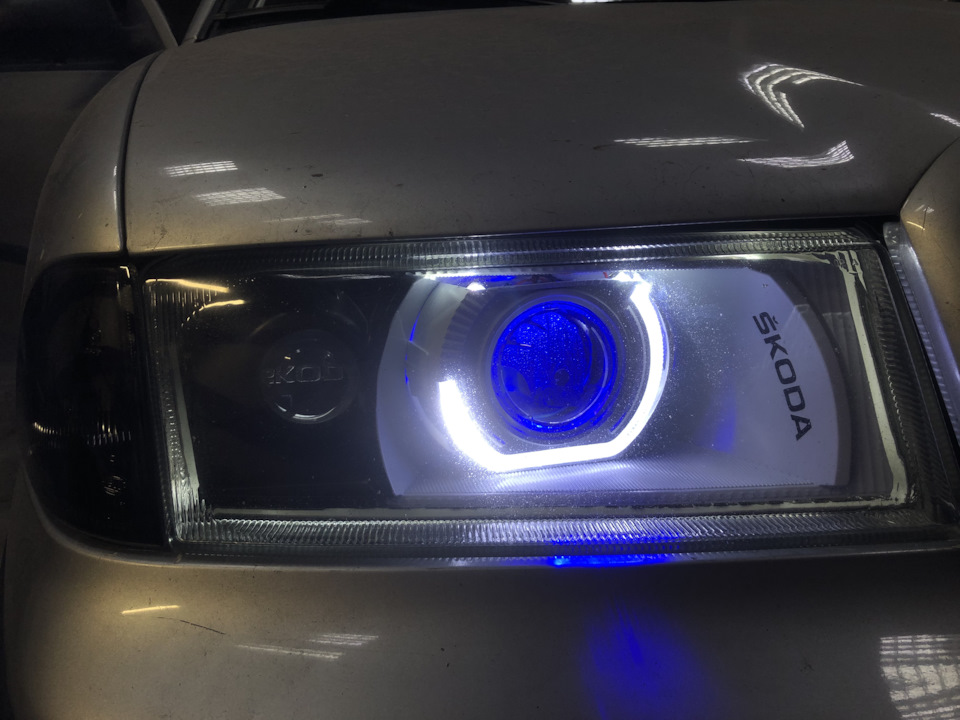 Встановлення Bi-Led у фари) 4