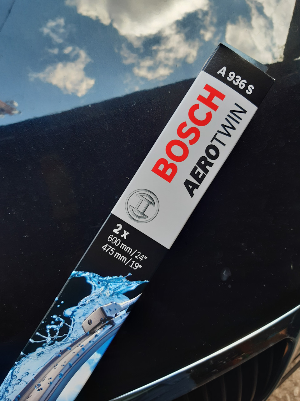 Двірники 600/475мм Bosch AeroTwin A936S 2