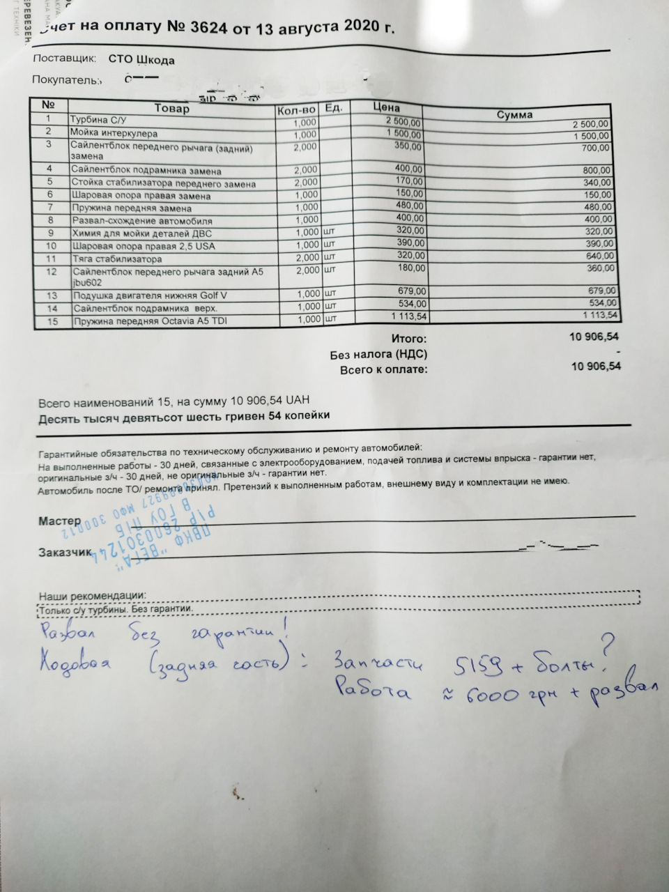 Ремонт турбіни 1