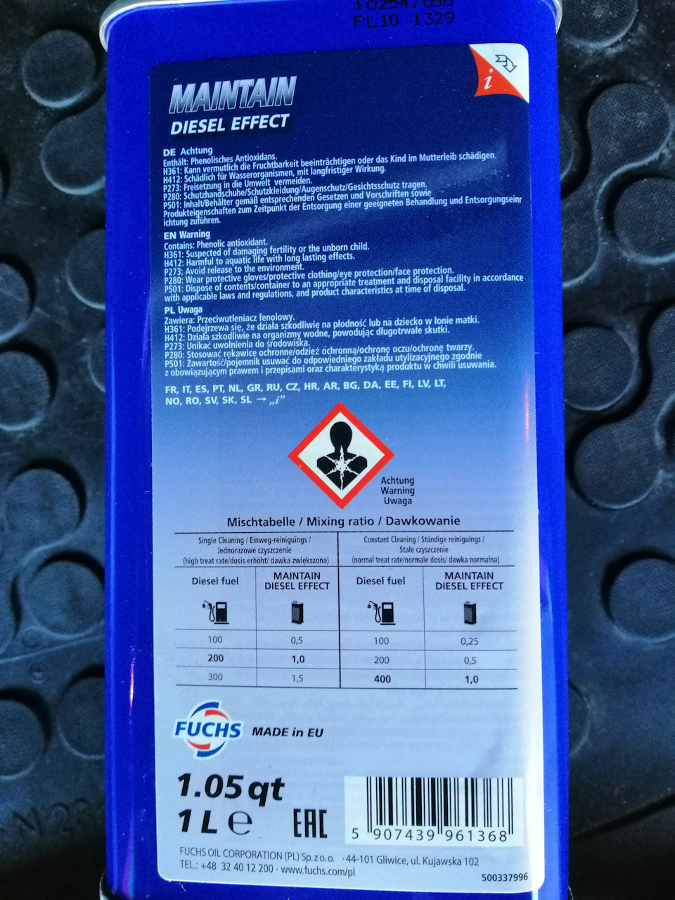Fuchs Maintain Diesel Effect 2