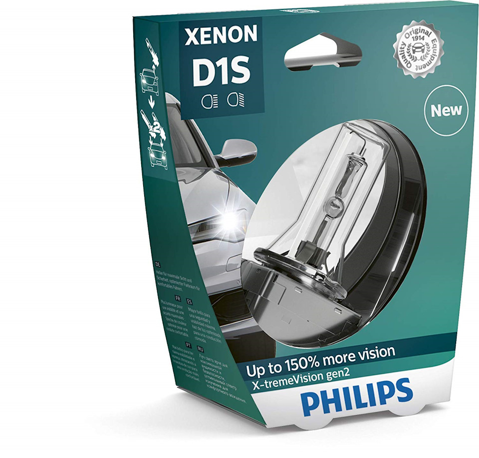 Заміна ламп ксенон Philips Extreme Vision +150% Gen2 1