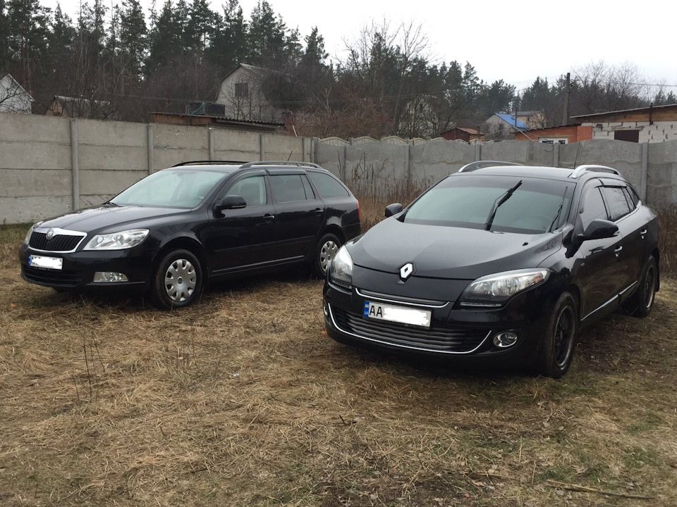 Фотосет 2-х універсалів: Skoda Octavia A5 FL & Renault Megane 3 4