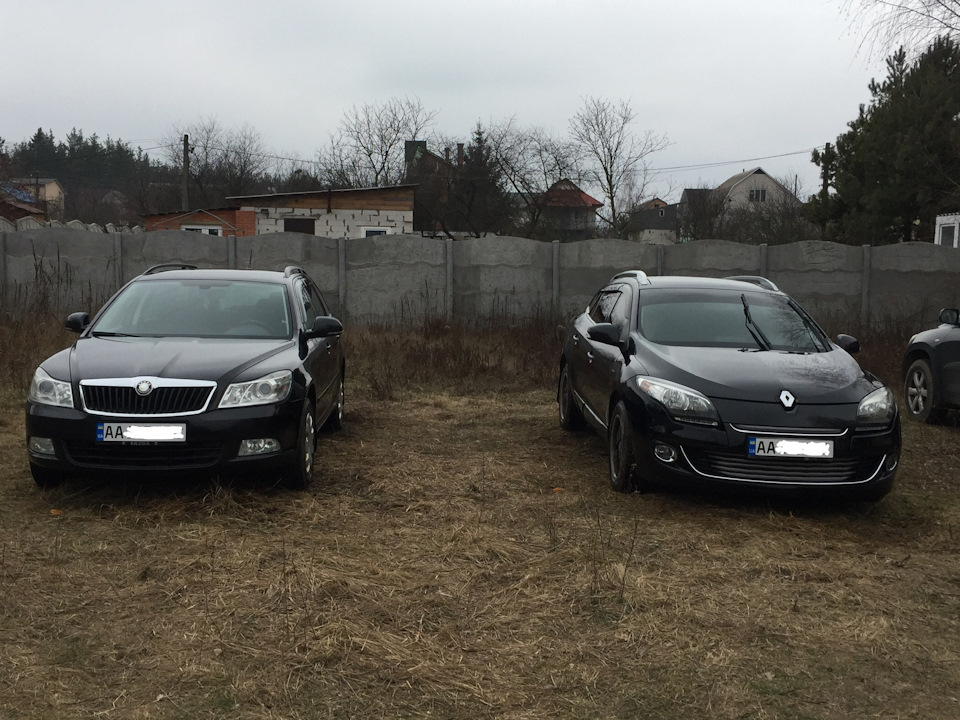 Фотосет 2-х універсалів: Skoda Octavia A5 FL & Renault Megane 3 1