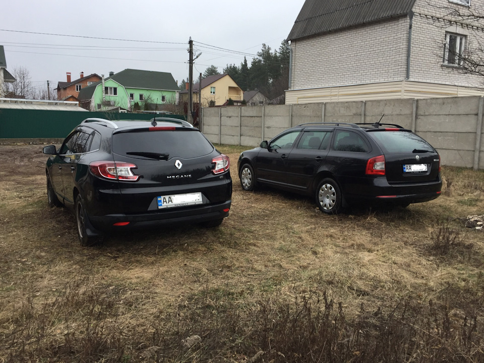 Фотосет 2-х універсалів: Skoda Octavia A5 FL & Renault Megane 3 3