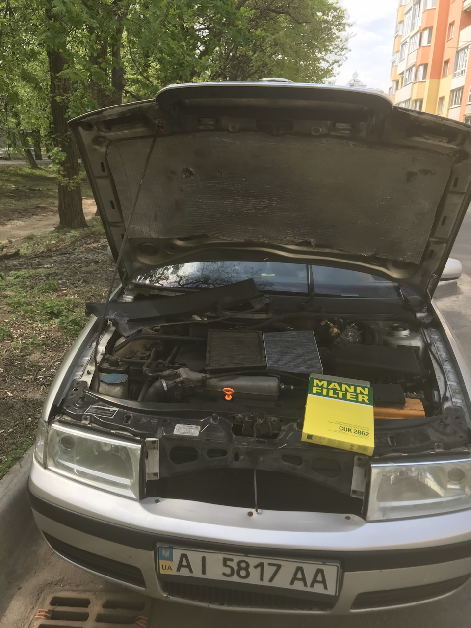 Фільтр салону та підсвічування Номери бути 1