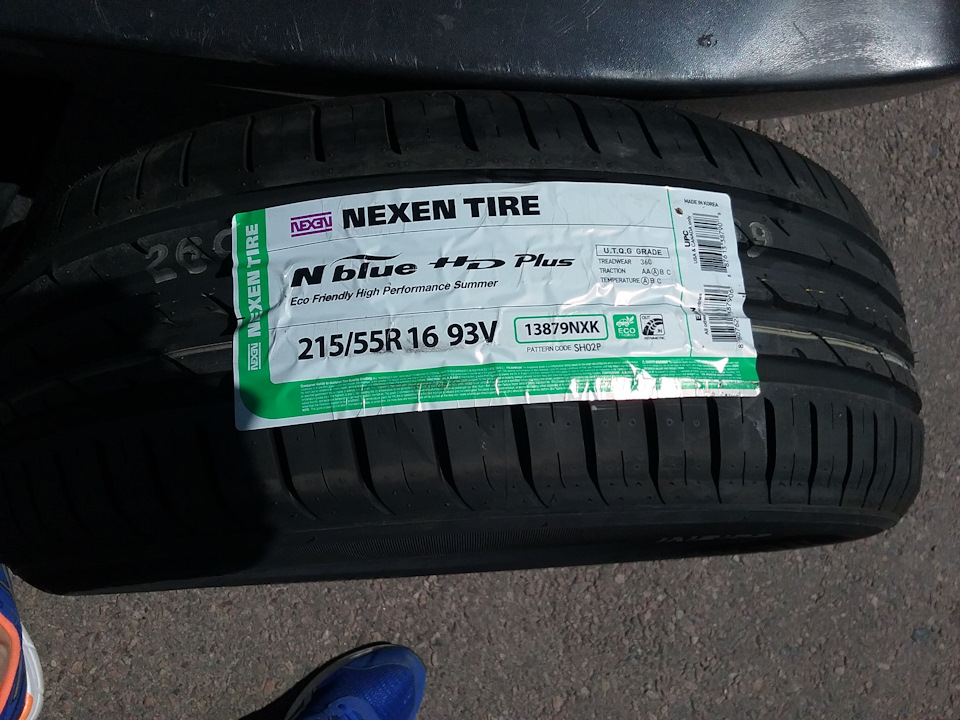 Покупка гуми Nexen Nblue HD plus 215/55R16 93V 1