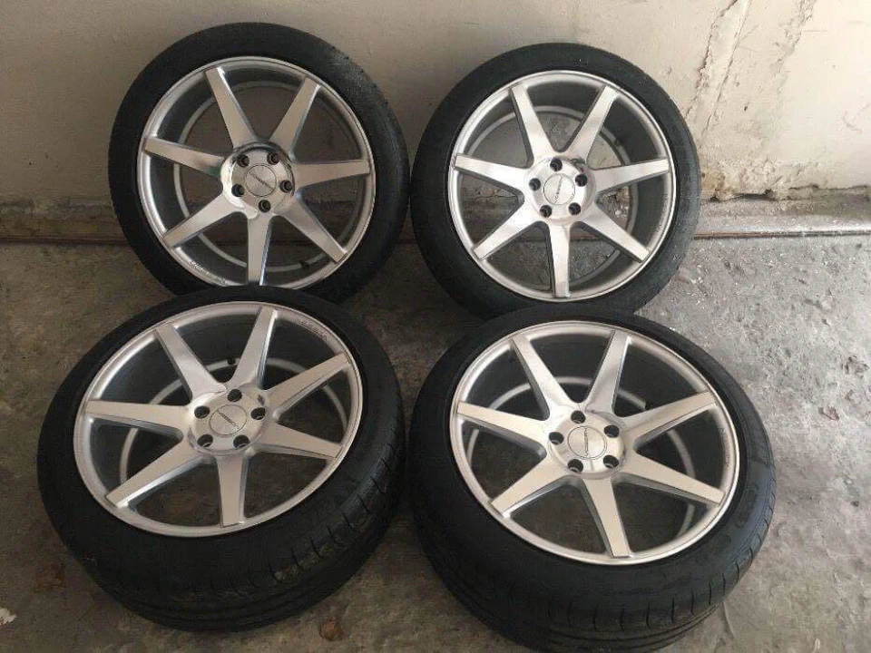 Vossen monoblock silver