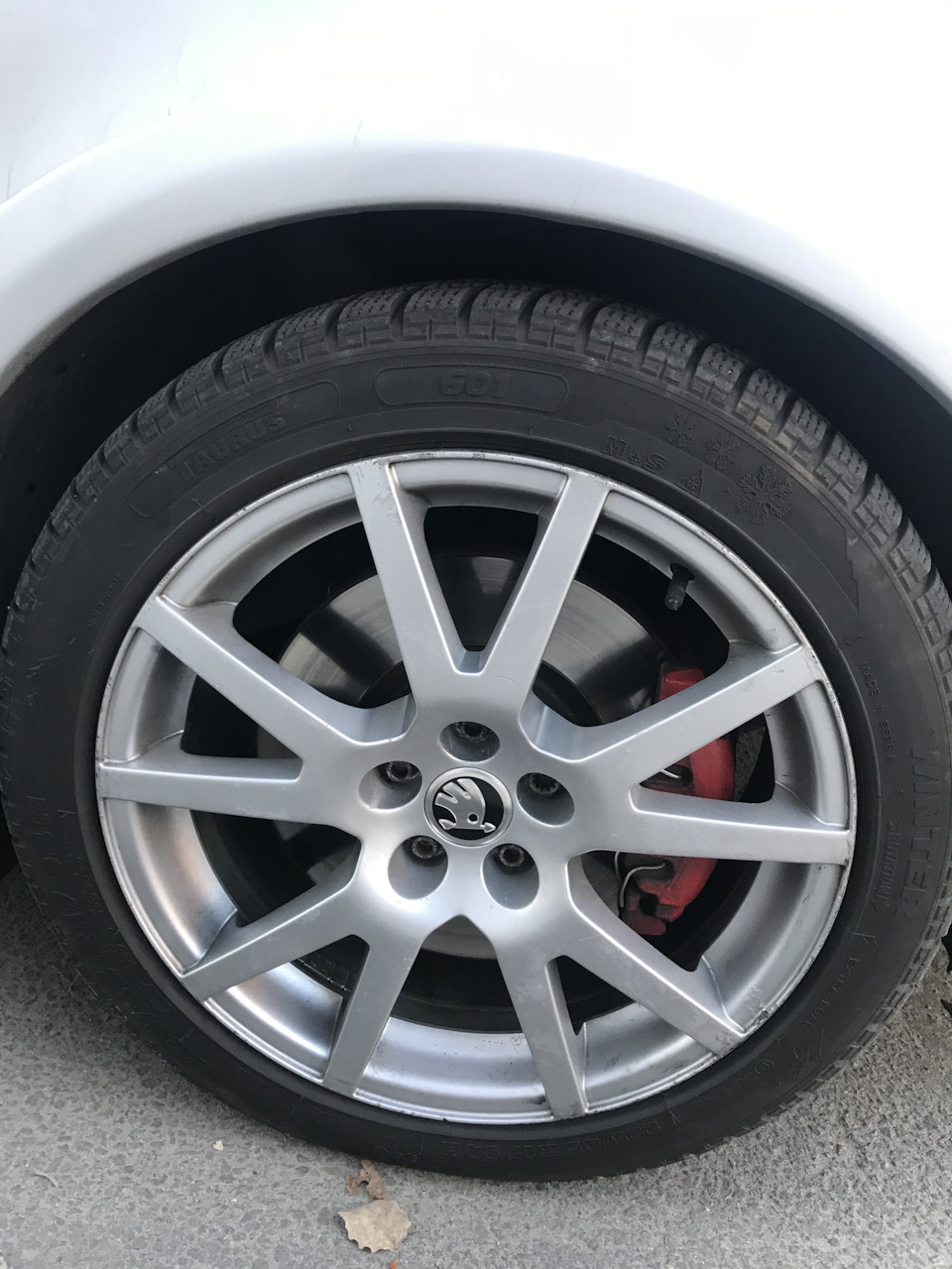 Заміна колісних ковпачків Škoda 2