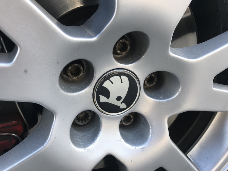 Заміна колісних ковпачків Škoda 1
