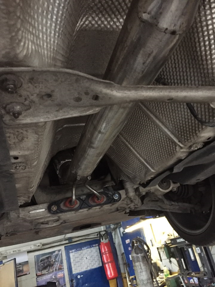 Установка DOWNPIPE 1