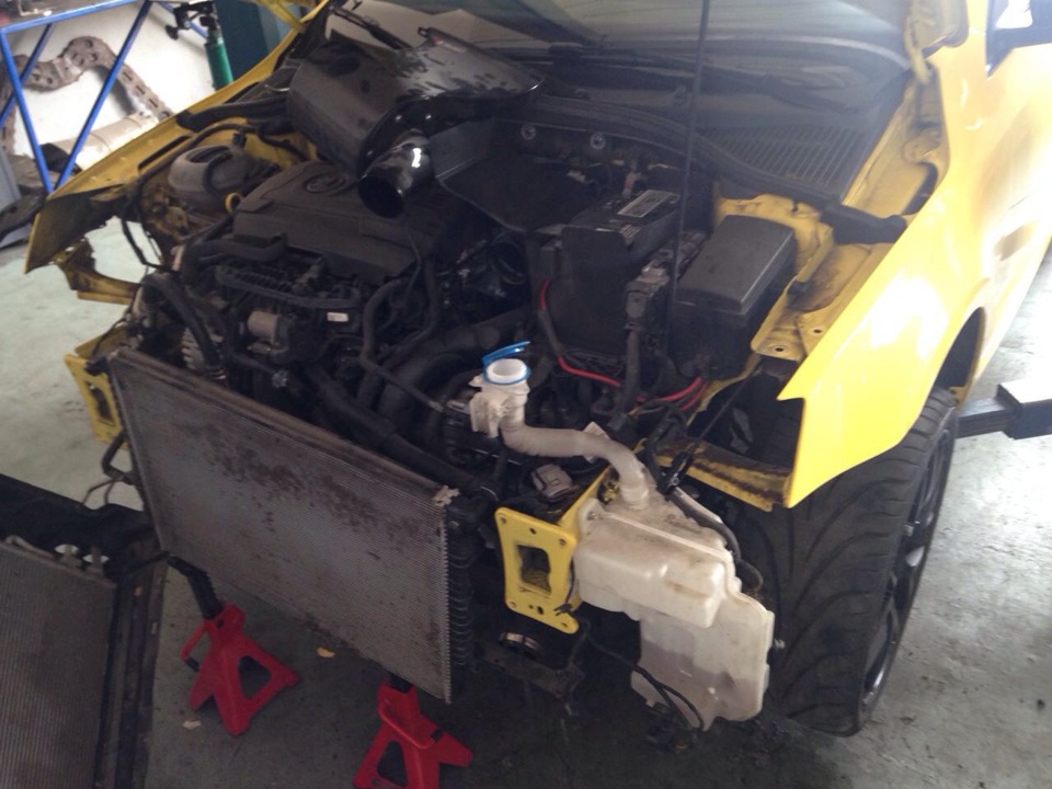 CTS Turbo (фронтал, шків, вставка в опору двигуна) 2