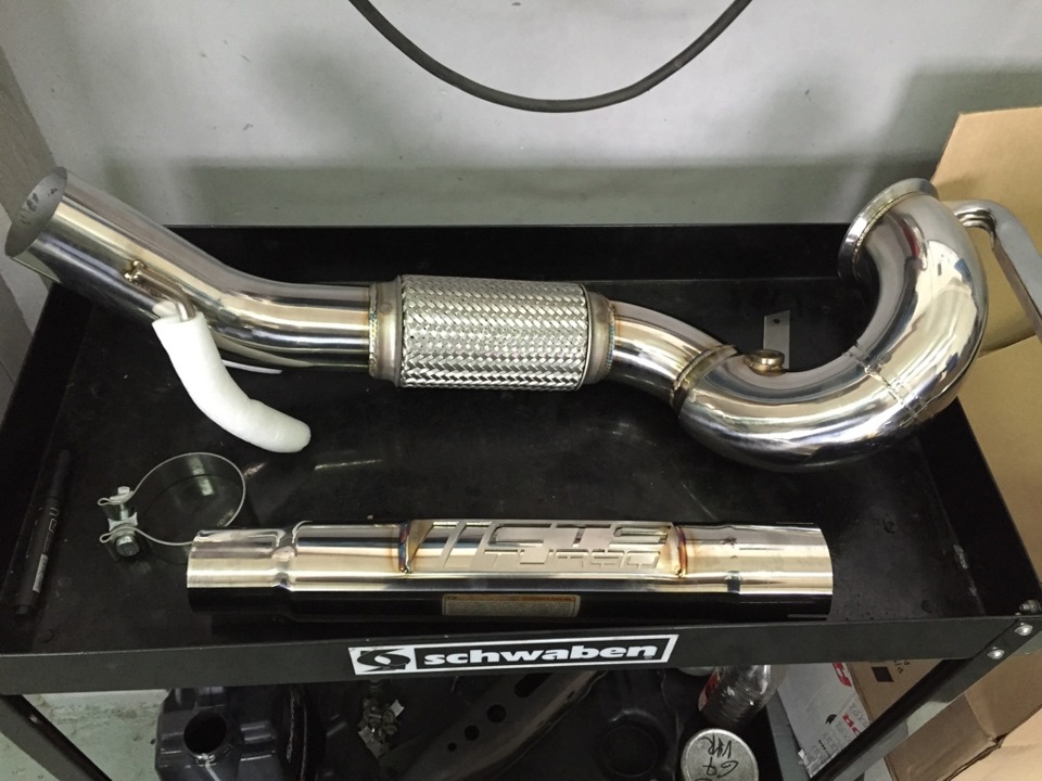 Впуск APR, downpipe СTS 2
