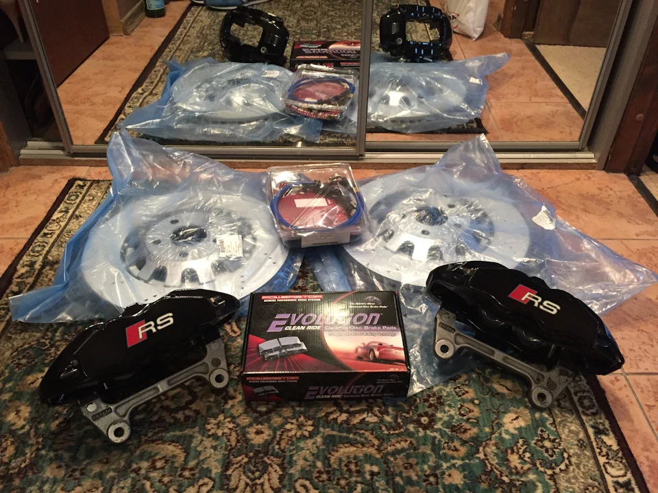 Великі гальма 370 мм Audi TTRS & Brembo OEM kit