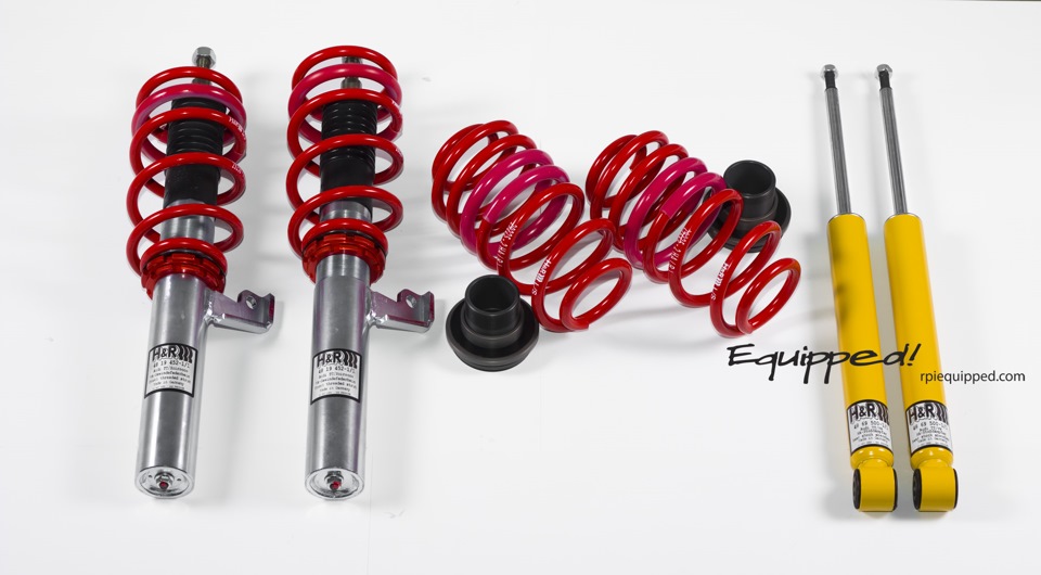 H&R Ultra Low Suspension Kit (-50 -90мм) + Rotiform BLQ 1