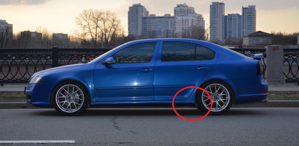 OEM Style. Пороги Golf GTI V. 4