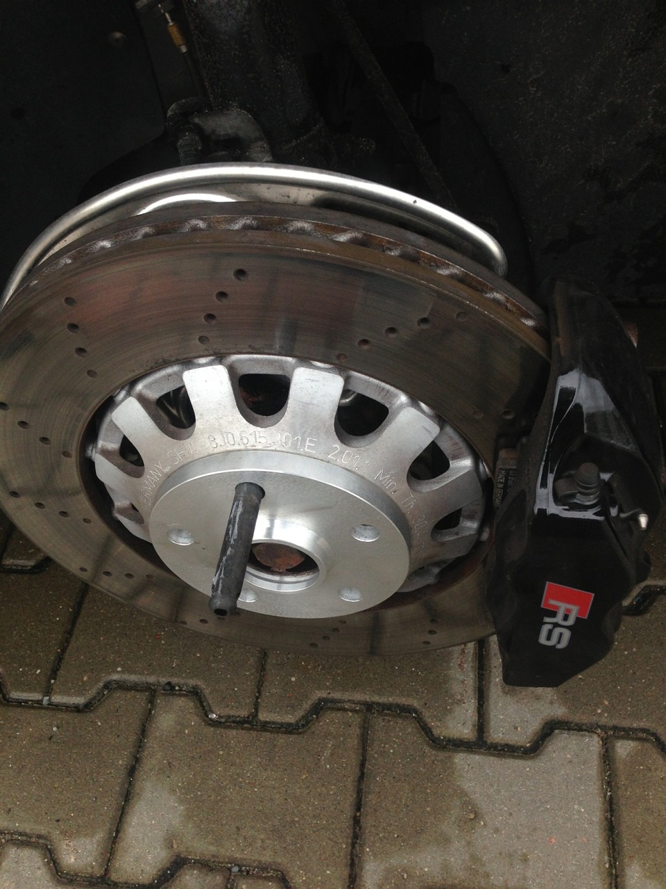 Прикладка супортів OEM Brembo RS3/TTRS. Чи одягнеться Rotor 8,5х19 ЕТ43? 3