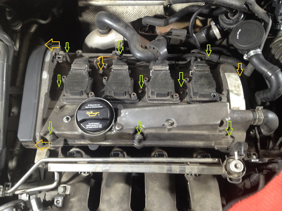 Заміна прокладки клапанної, натягувача ланцюга та прокладок форсунок для Overlord333 4