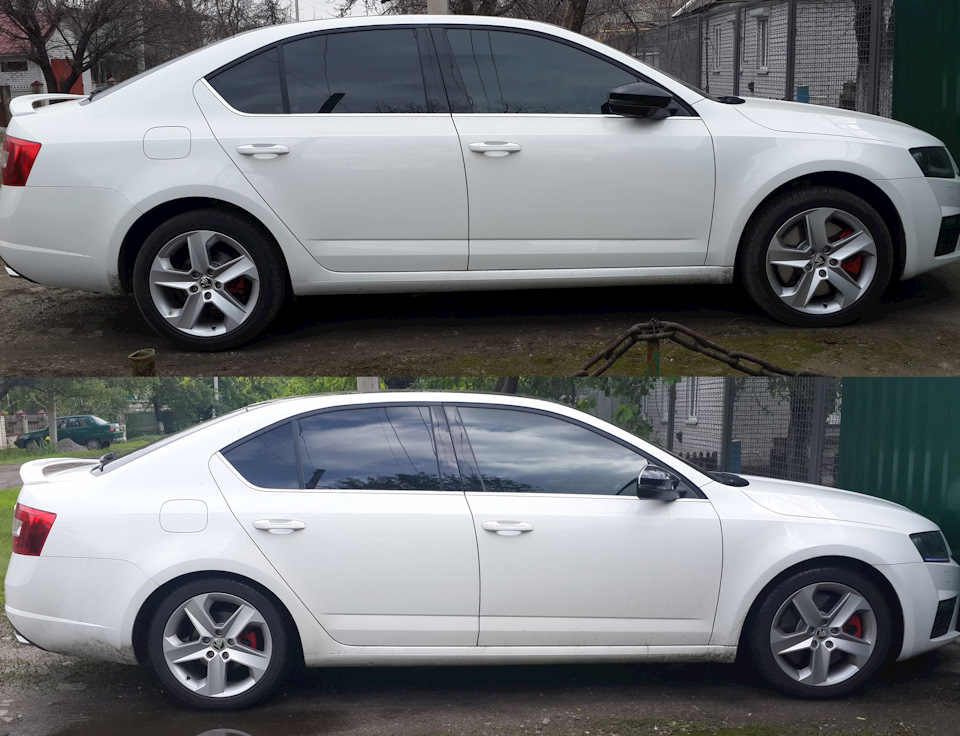 Установка VW Racing Spring kit 2