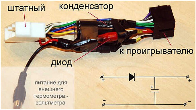 Безперебійне харчування магнітоли або невдалий досвід 1