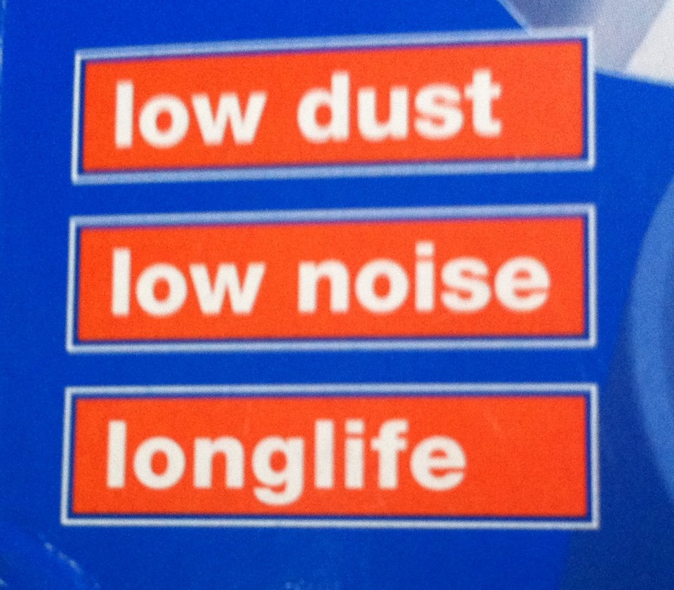low dust low noise longlife 1