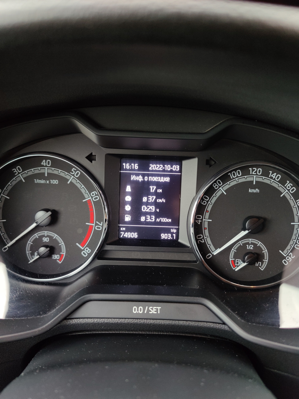 Рекорд витрати 4л/100 км Октавія а7 1.6 4