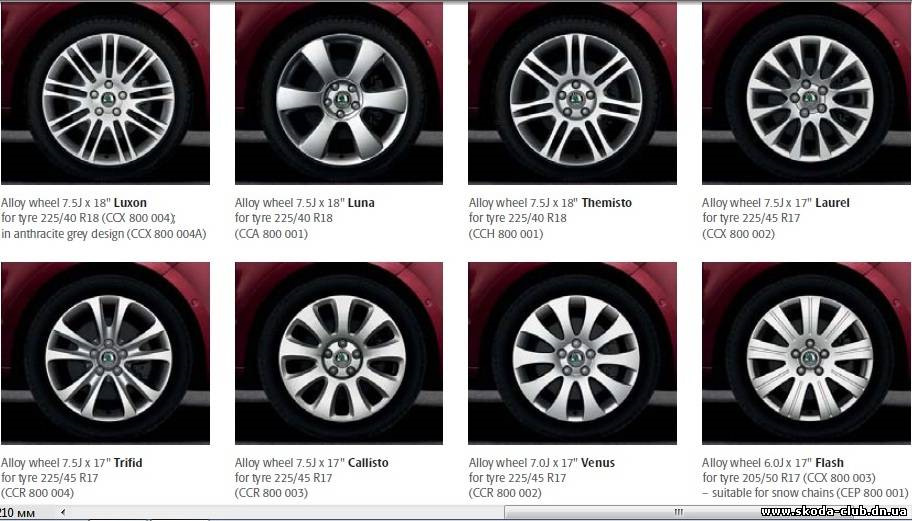 Допоможіть знайти всі оригінальні диски skoda 1