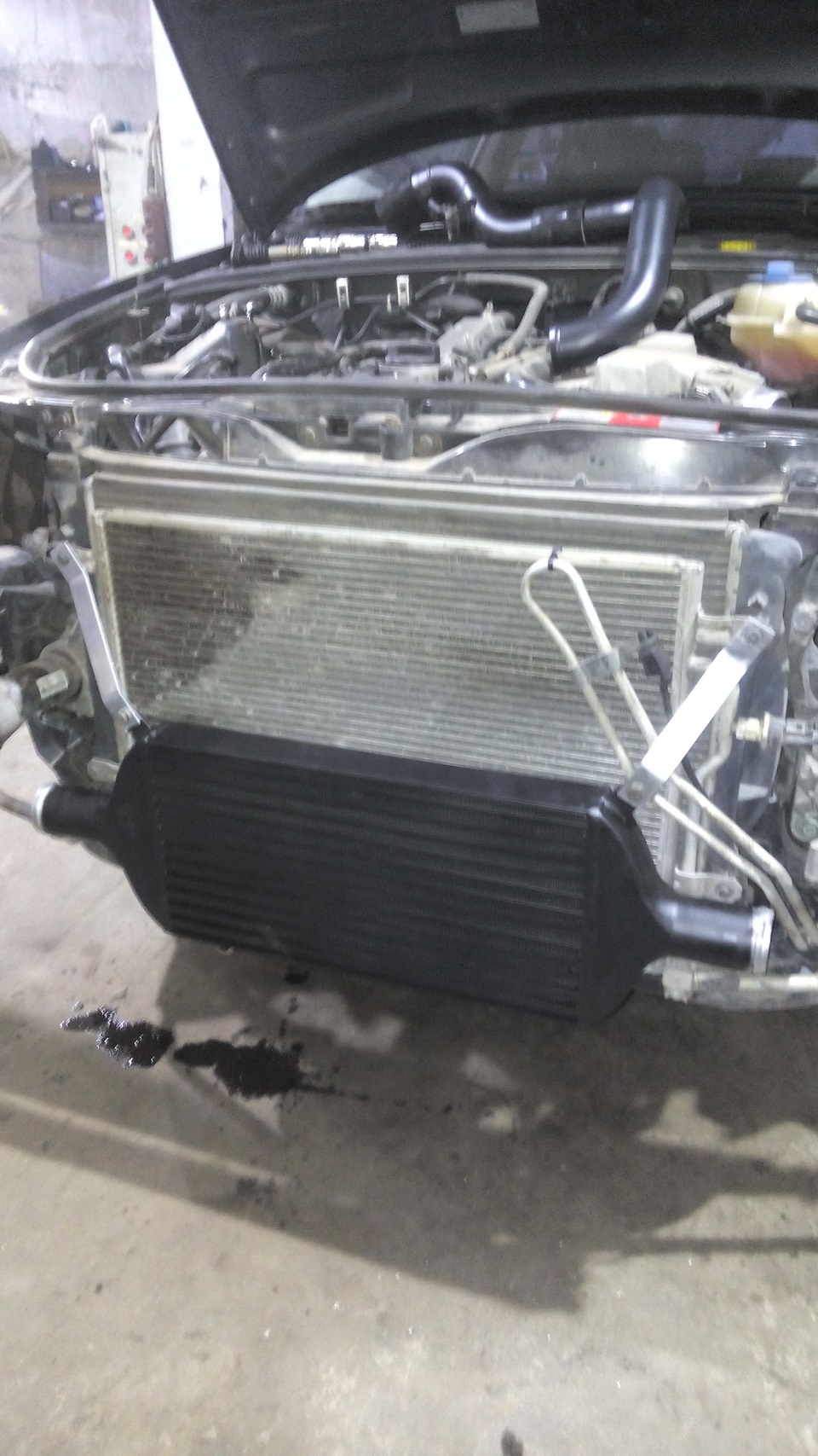 Встановлення фронтального інтеркулера AUDI A4 1.8T BEX 4