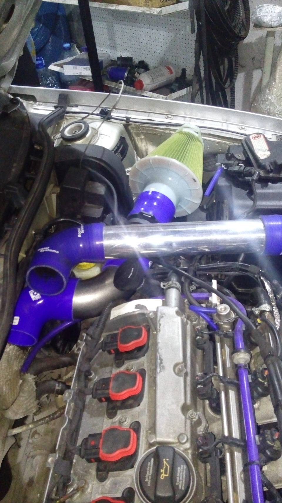 Встановлення турбіни Twin Scroll під Borg Warner B03 Від MB CLA 45 AMG на Шкоду тур PART 3 4