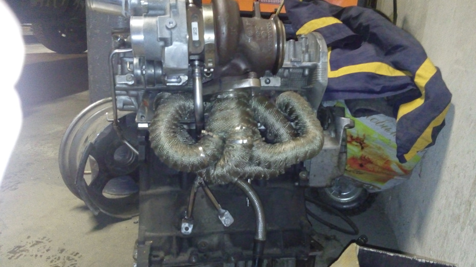 Встановлення турбіни Twin Scroll під Borg Warner B03 Від MB CLA 45 AMG на Шкоду тур PART 5 2