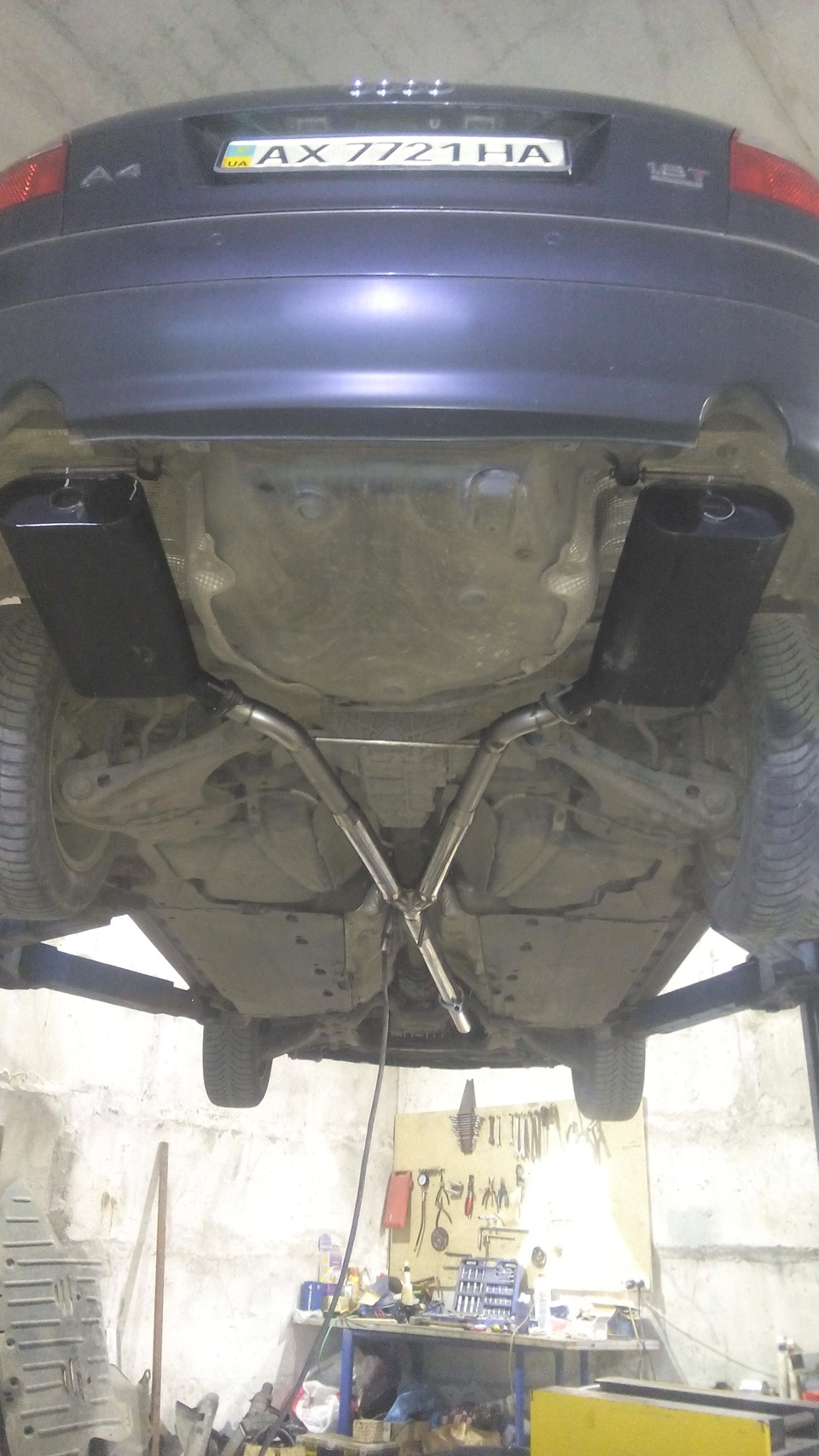 Вихлоп під К04-015 на Audi A4 1.8T BEX 4