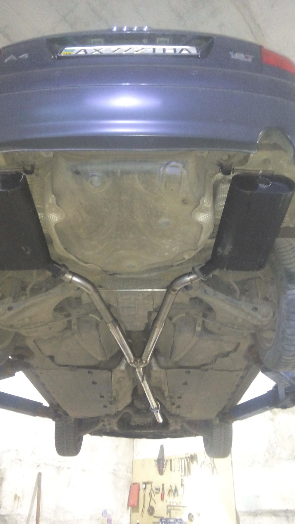 Вихлоп під К04-015 на Audi A4 1.8T BEX 2