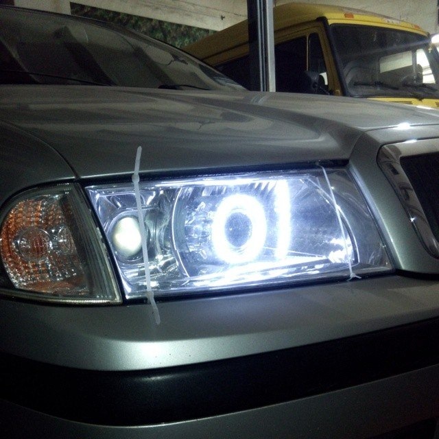 Поставив лінзи Ж5 + ксенон 4300 1