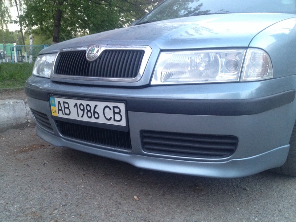 Встановлення губи на бампер - rs style. 2