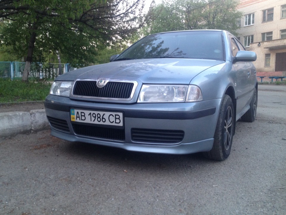 Встановлення губи на бампер - rs style. 1