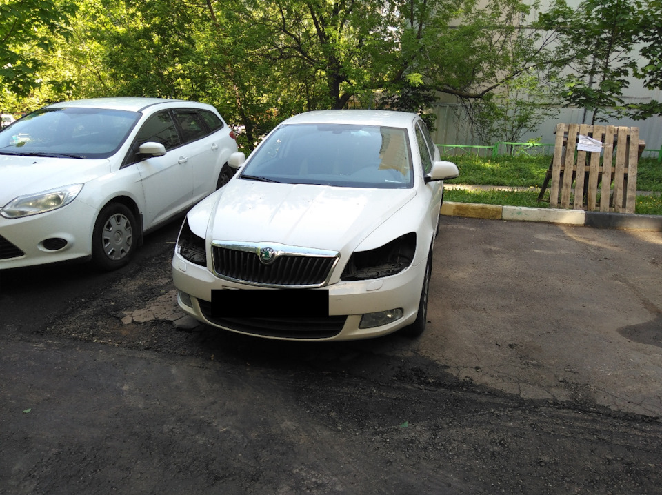 Крадять фари? Замки на фари SKODA Octavia A5 (проти брухту немає прийому) 3