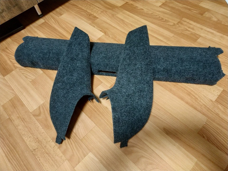 Home tuning , або обклеювання частини пластику багажника карпетом на клейовій основі - Шумоff