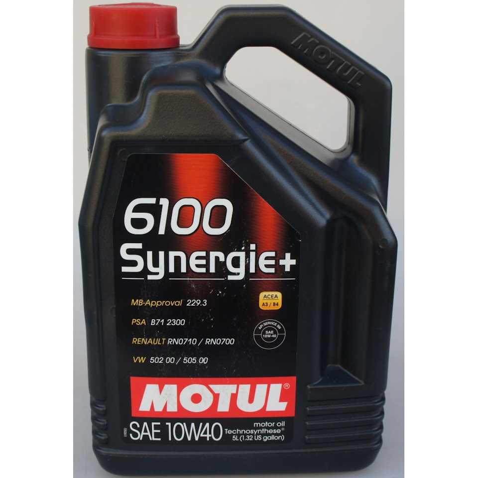Моторна мастило MOTUL 6100 Synergie+ 10W-40 5л 1