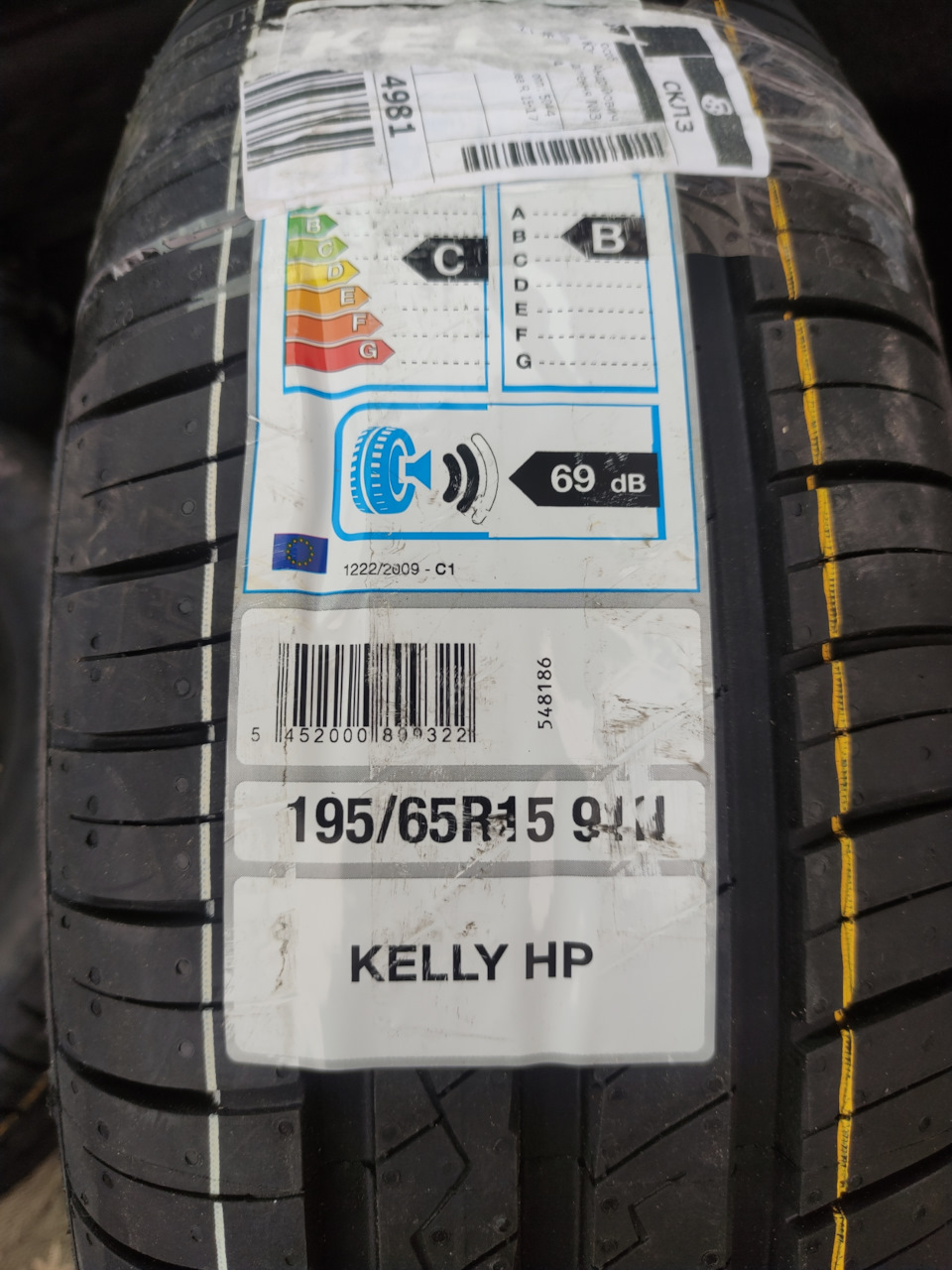 kelly hp 195/65 r15 3