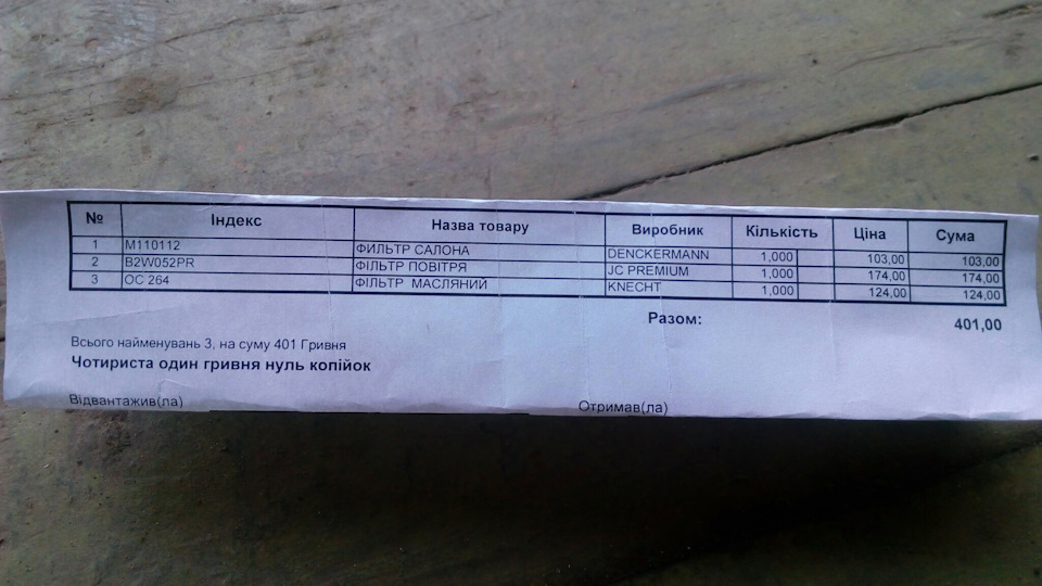 Набір фільтрів + addinol 5w40 5л 3