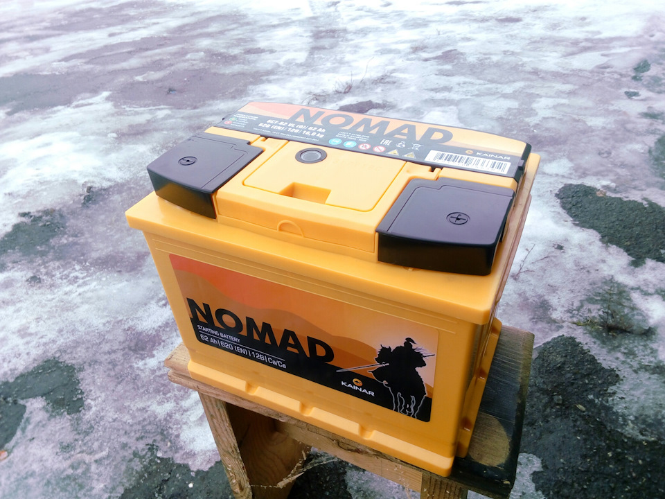 Зміна АКБ Kainar NOMAD 4