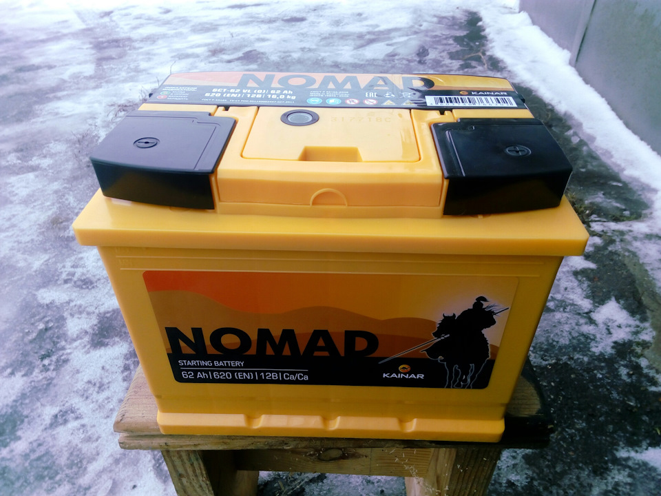 Зміна АКБ Kainar NOMAD 3