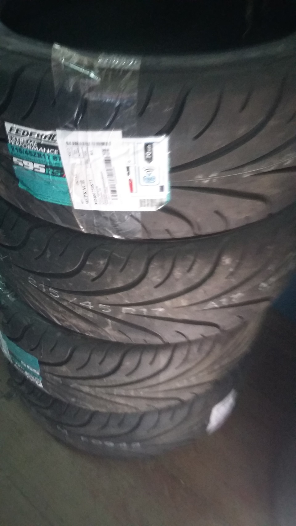 Federal rsr 215/45/17 3
