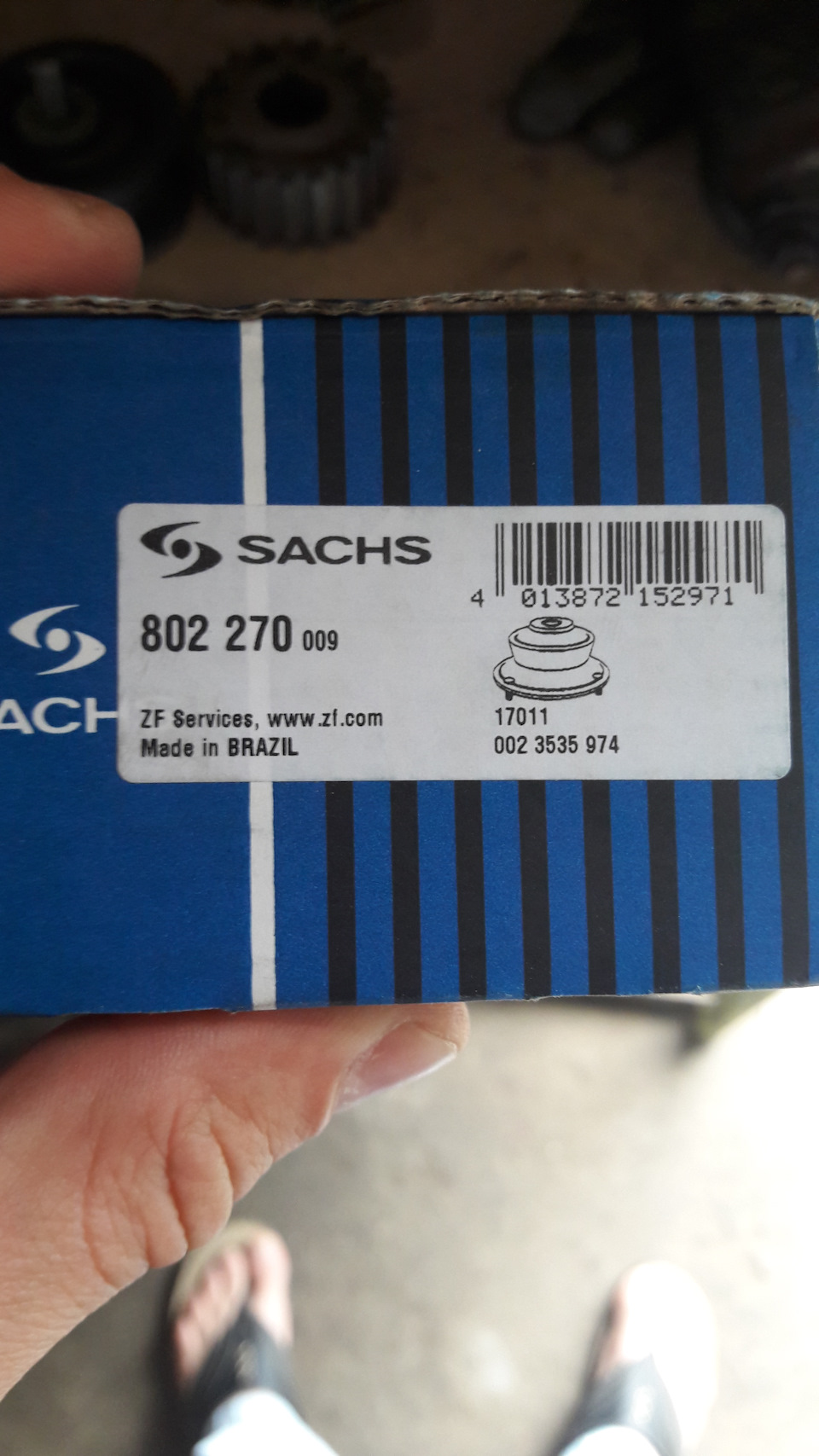 Заміна опори на Sachs 2