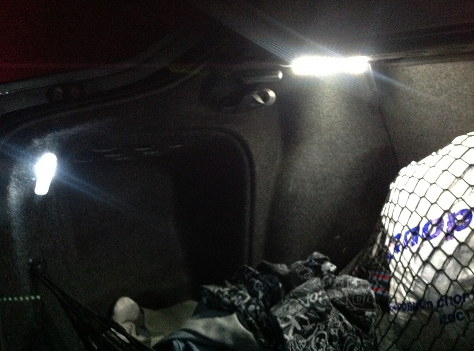 LED катафоти + багажник. 4