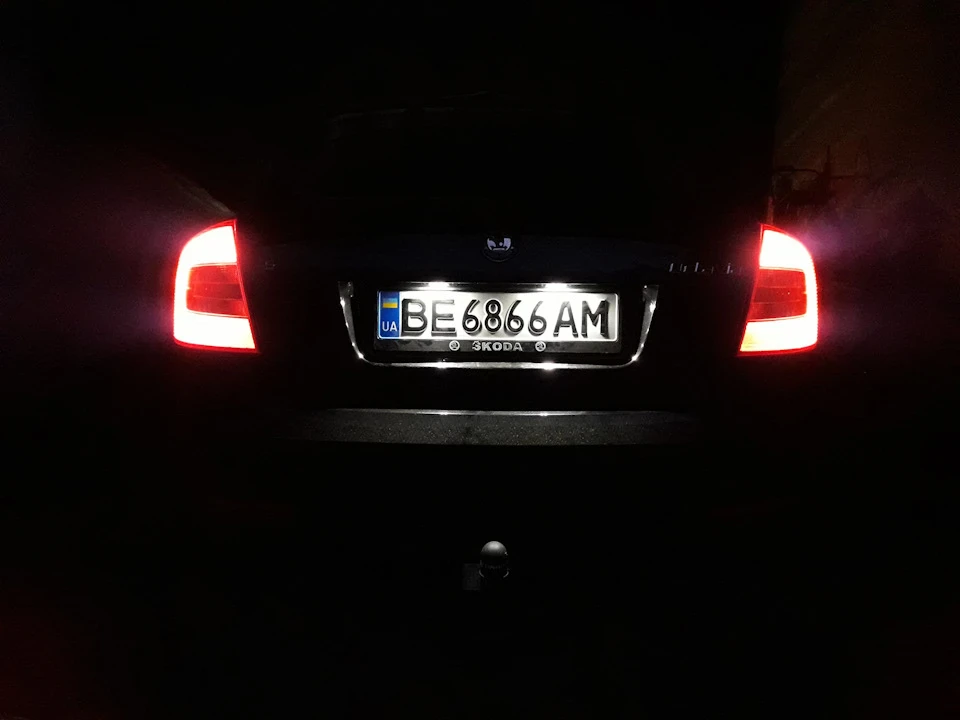 Діоди, частина 1 ... Підсвічування номера, багажника.