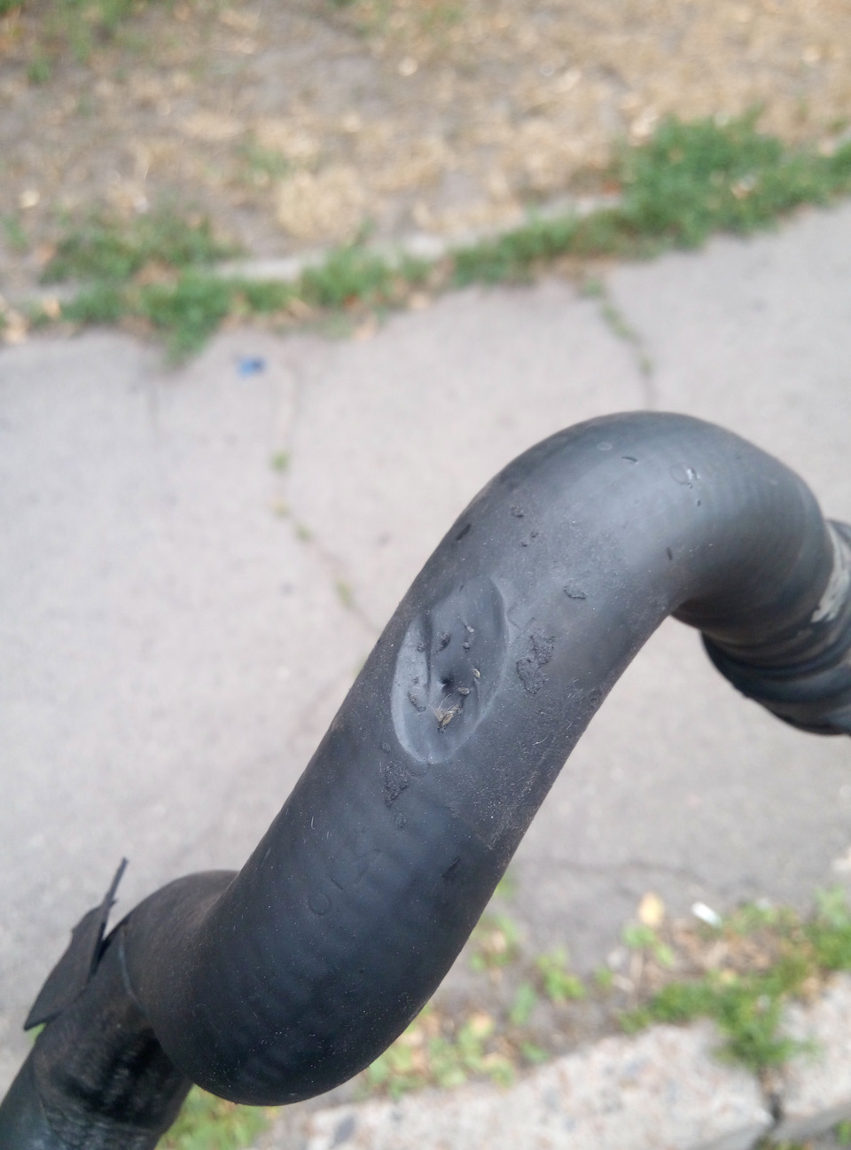 Патрубок ОЖ на грубку 2