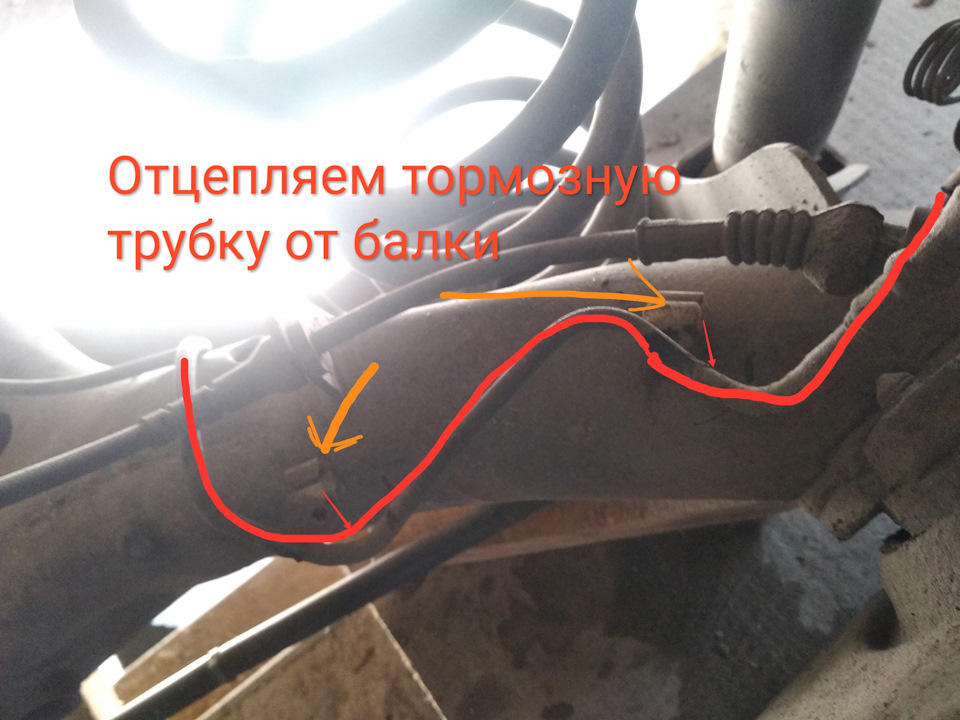 Заміна сайлентблоків балки 3