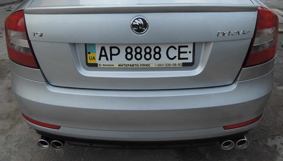 Дифузор заднього бампера Auto Style 4