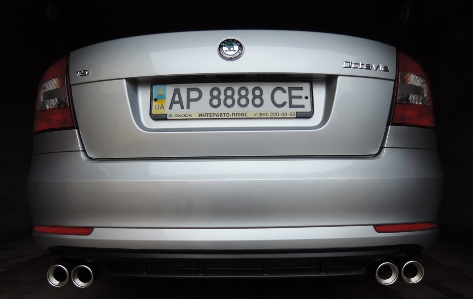 Дифузор заднього бампера Auto Style 3
