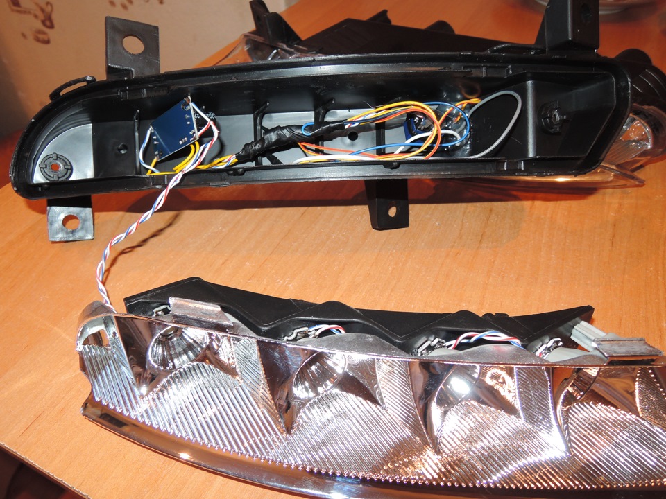 Led Drl в RS бампер 4